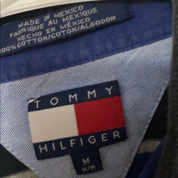 Vintage Tommy Hilfiger Blue Polo Men’s Medium - Picture 4 of 6